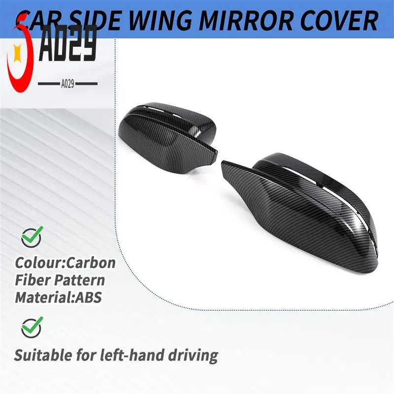 

A029-Car Side Wing Mirror Cover For BMW 3 5 7 8 Series G20 G21 G28 320D 330E 330I G30 G38 G11 G12 G15 G16