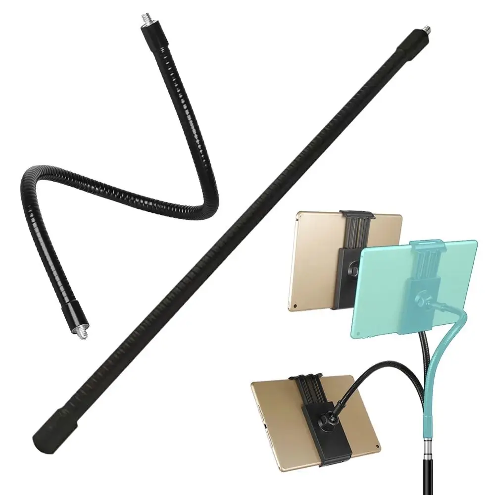 Nowy metalowy monopod, metalowa rura, elastyczny, z gwintem 1/4 cala, lekki statyw do selfie, przedłużacz do aparatów SLR. — zdjęcie produktu 3