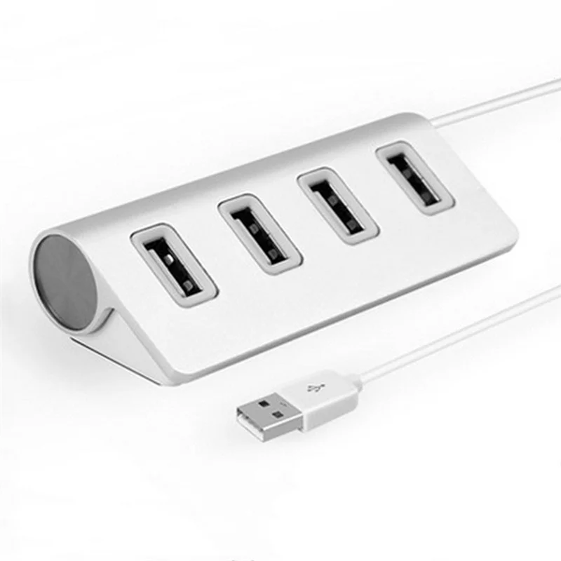 رائعة صغيرة 4 ميناء USB 2.0 محور الفاصل عالية السرعة محول الطاقة USB HUB USB HUB الفاصل لأجهزة الكمبيوتر المحمول سطح المكتب جهاز كمبيوتر شخصي