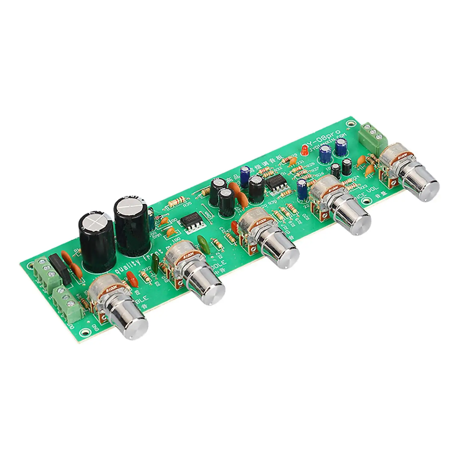 HiFi Audio Preamp Amplifier Board Spare Parts Simple Installation Professional Accessories 7.6x2.3inch Volume Control Adjustable