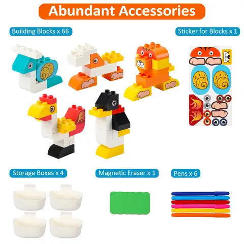 3-5 साल के बच्चों के लिए 8 इन 1 फोल्डेबल किड्स एक्टिविटी टेबल, व्हाइटबोर्ड के साथ एक्टिविटी टेबल बिल्डिंग ब्लॉक टेबल, बच्चों के लिए वाटर सैंड टेबल 10 best sales बच्चों के लिए लकड़ी के खिलौने - №5