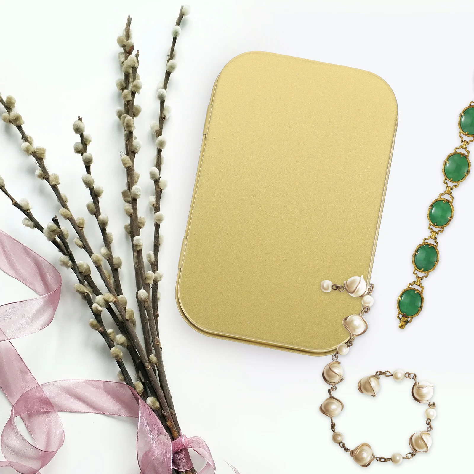 

6Pcs Empty Tinplate Case Sturdy Colorful Lid Design Perfect Wedding Gift Tins Decorative Tin Box with Lid Small Tin Box