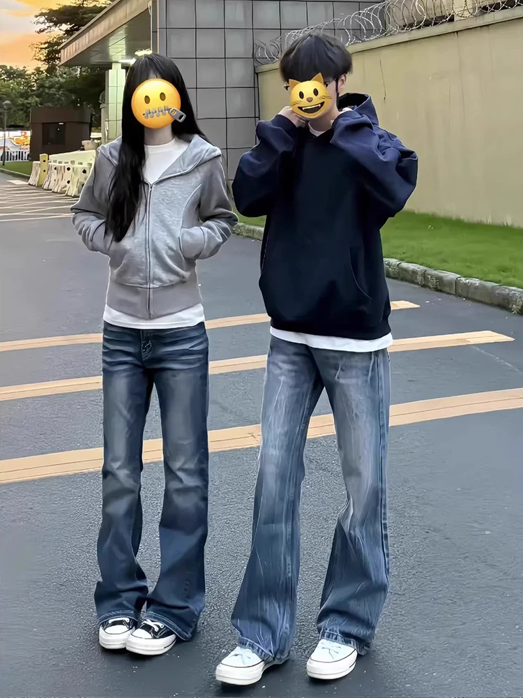 

Облегающие джинсы с микро-клеш, весна-осень, High Street Vibe, полосатый дизайн, повседневные прямые джинсы, молодежная мода