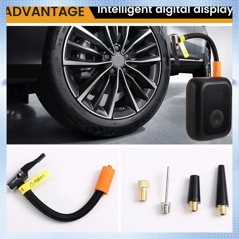 

ABHQ-Electric Bicycle Air Pump Mini Air Pump Bicycle Tyre Inflator Mini Pump For Car Bike Motorbike Mini Air Compressor