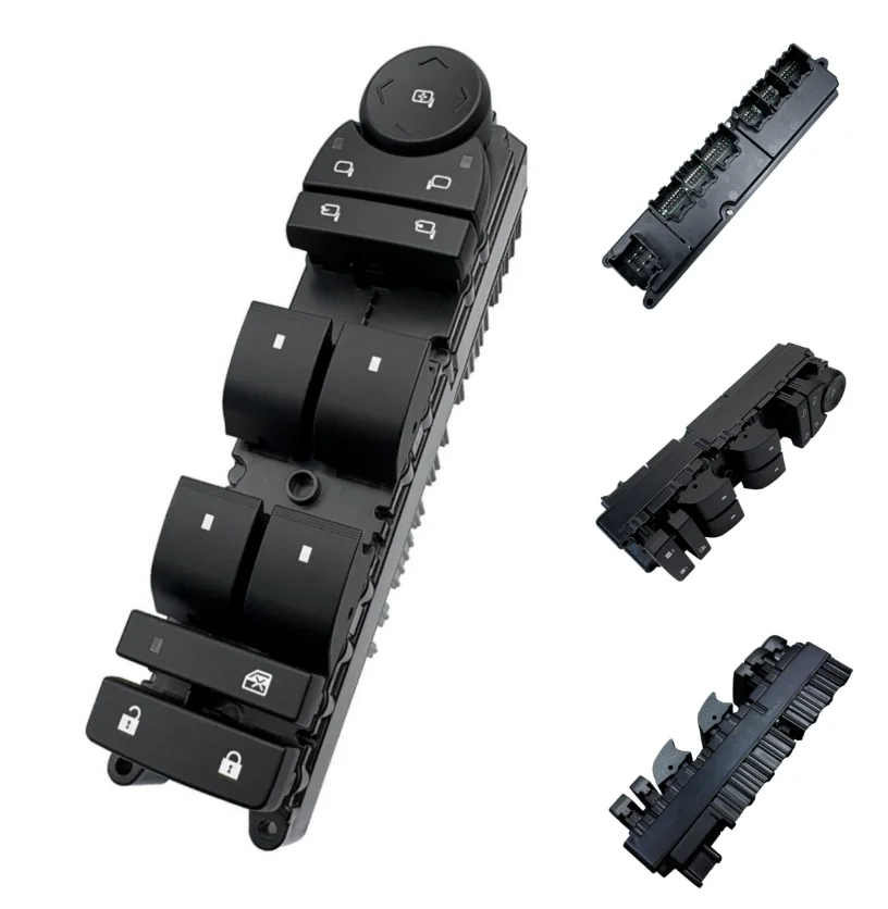 25976511AA Power Switch Front Left Side For For GMC For For Hummer For H2 2008 2009 Black ABS PC Material Car Interior Contro