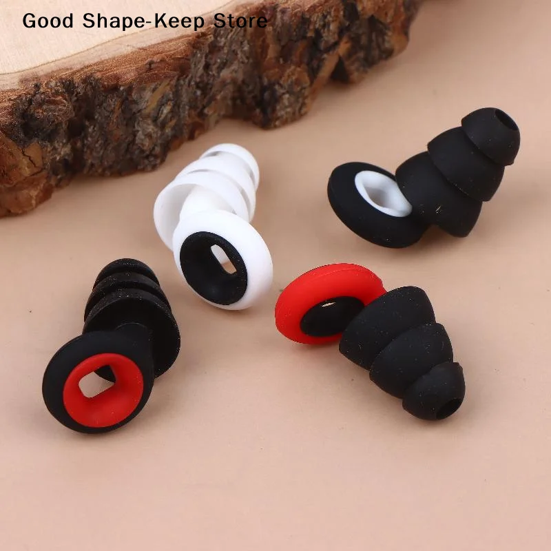 Dual Ring Motorcycle Riding Sleeping Earplugs with Noise Reduction and Sound Insulation