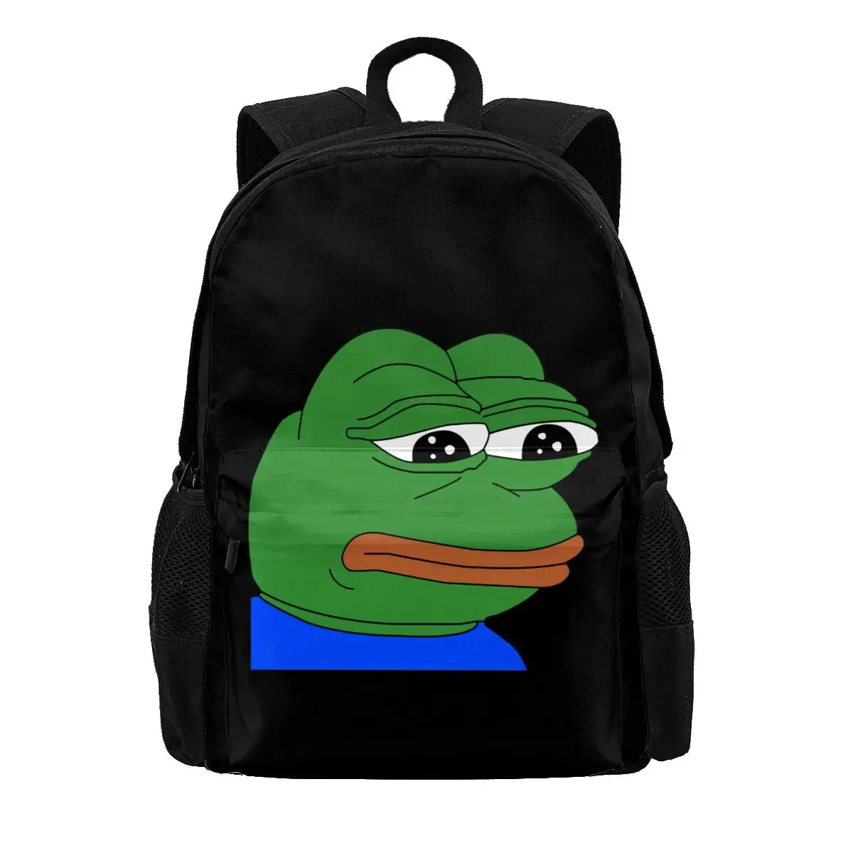 Pepe The Frog Meme Trend Funny Humor Hip Hop Large Capacity Backpack Vintage New Style Gymnast Bag School Sport Bag