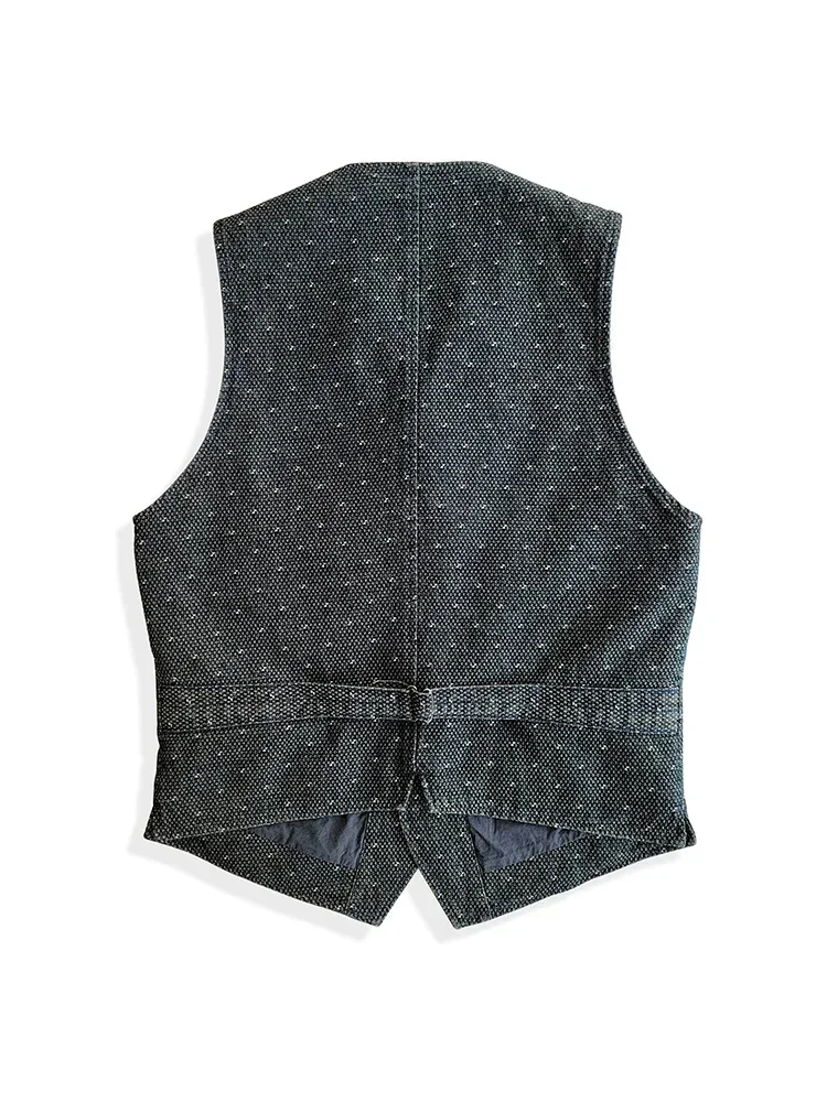 Men's Amekaji Wear Clothes -Fitting Suit Collar Waistcoat American Retro Casual Good Quality