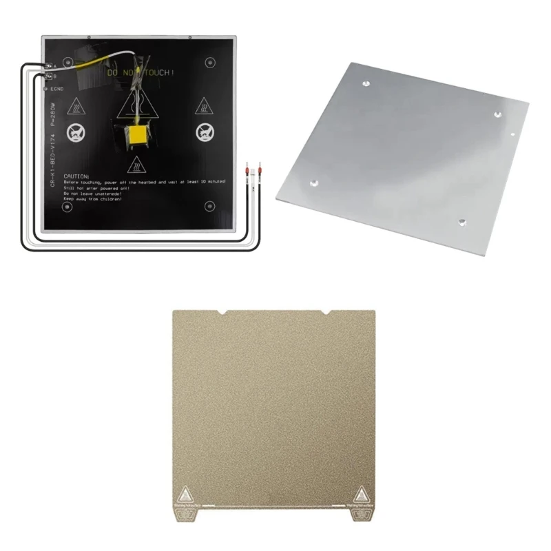 

Quick Heating 3D Printing Build Plate Hot Bed Platform AluminumMagnetic/PEI Platform 235X235mm For K1 3D Printer