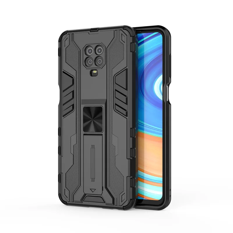 Armor Funda For Redmi Note9 Pro Case Magnetic Holder Stand Coque For Xiaomi Redmi Note 9 Pro Max 9S Note9S Camera Protect Cover