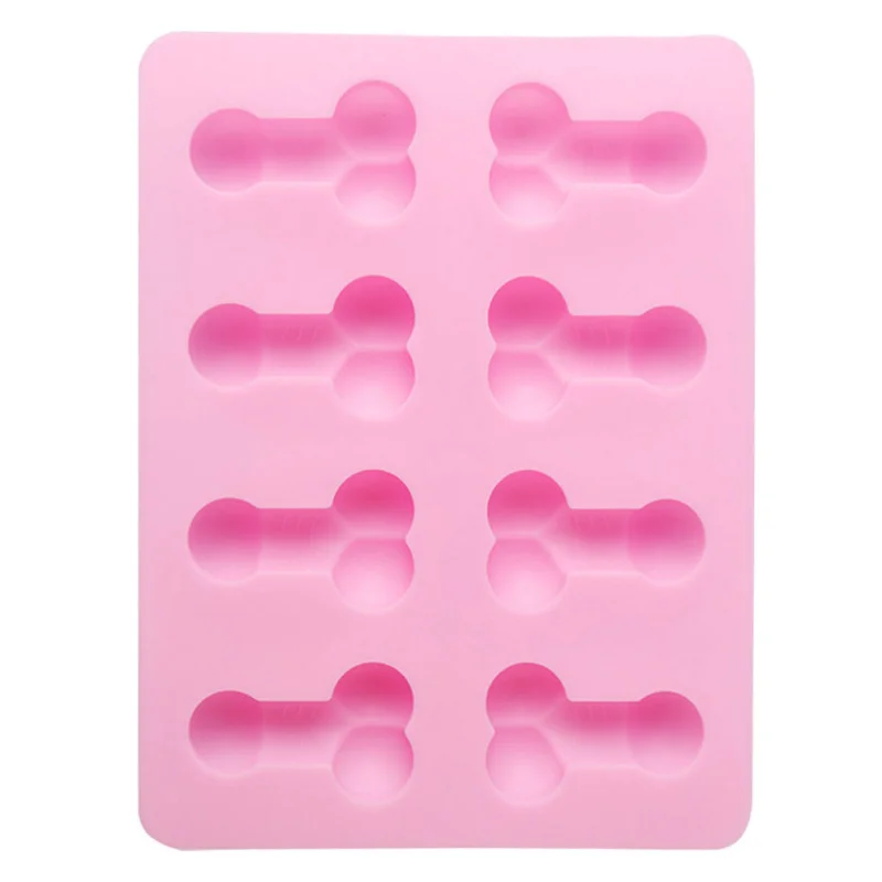 Dick Ice Tray Sexy Penis Cube Cake Mold Silicone  Candle Moulds Sugar   Dropshipping Craft Tools Chocolate ice cube