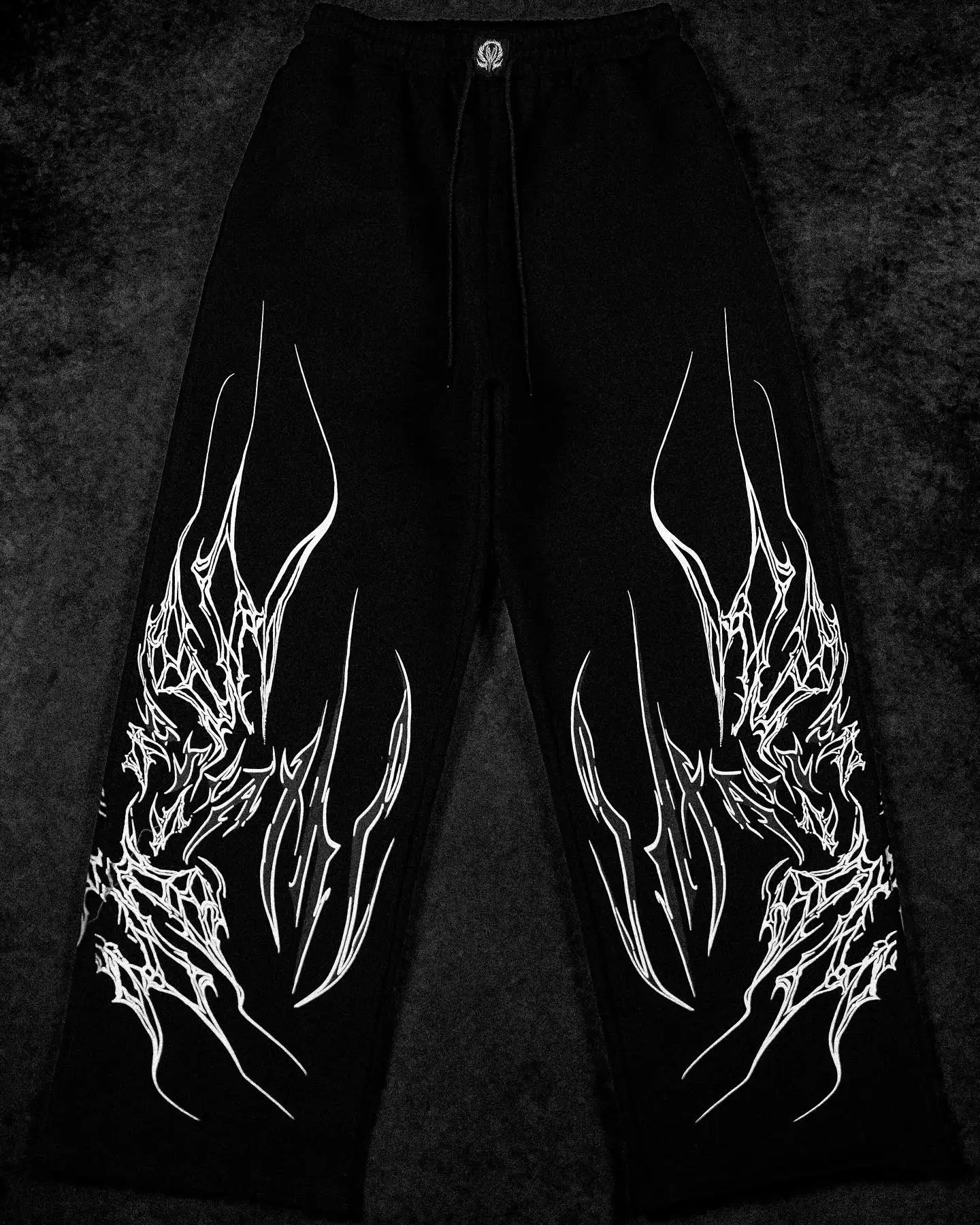 American Breathedivinity trend suit fitness short-sleeved men and women loose dragon soul dark gothic pattern printed y2k sw image 2