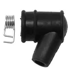 Tappo della candela Tappo della bobina di accensione in gomma Coperchio del bagagliaio Sostituzione della molla per 5mm HT Motosega Tosaerba Ventilatore Strimmer Parti Attrezzo da giardino
