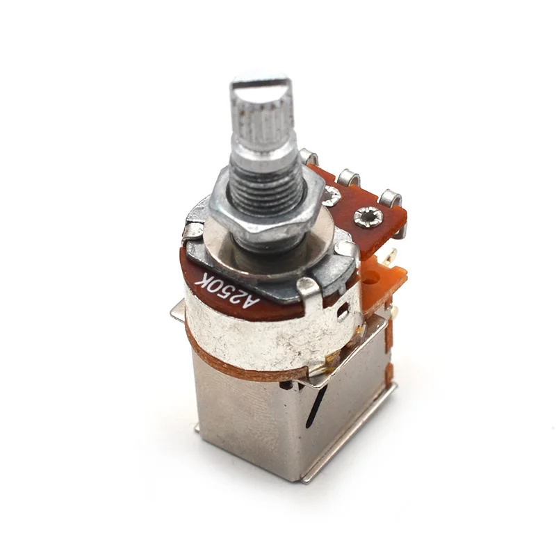 10Pcs A500K/B500K/A250K/B250K Push Pull Guitar Control Pot Guitar Potentiometer Guitar Part