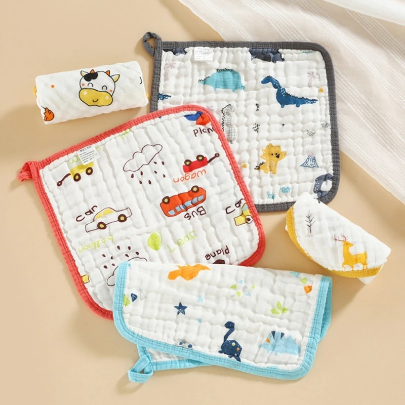 Cotton Burp Cloths Milk Spit Up Rag Newborn Face Towel Ultra-Absorbent Burping Cloth Baby Boys Girls Washcloths Diapers Dropship