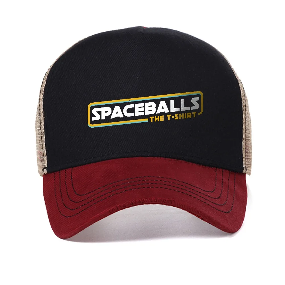 Spaceballs Printed mesh baseball cap Sci-Fi Graphic for Men Women Summer Breathable sun hats adjustable Cool Snapback hat