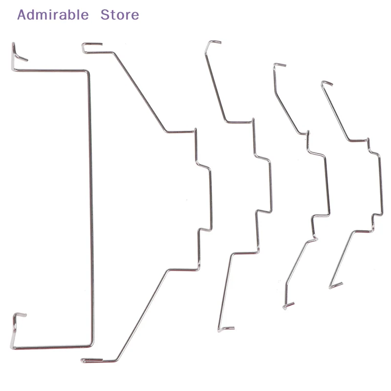 [W]1 pair of CPU heatsink fan hooks retaining bracket Fan clips Spring steel fan clips secure the fan to the heatsink