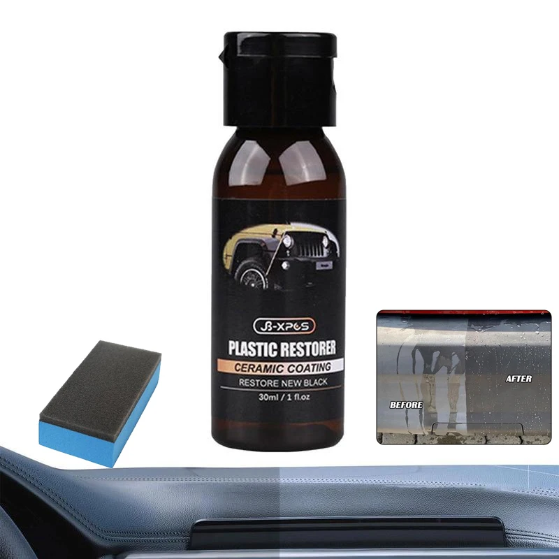 

Ceramic Coating Trim Restore 30ml Ceramic Trim Coat Kit Quick Trim Restorer Ceramic Coating Car Parts Refurbish Agent Bring