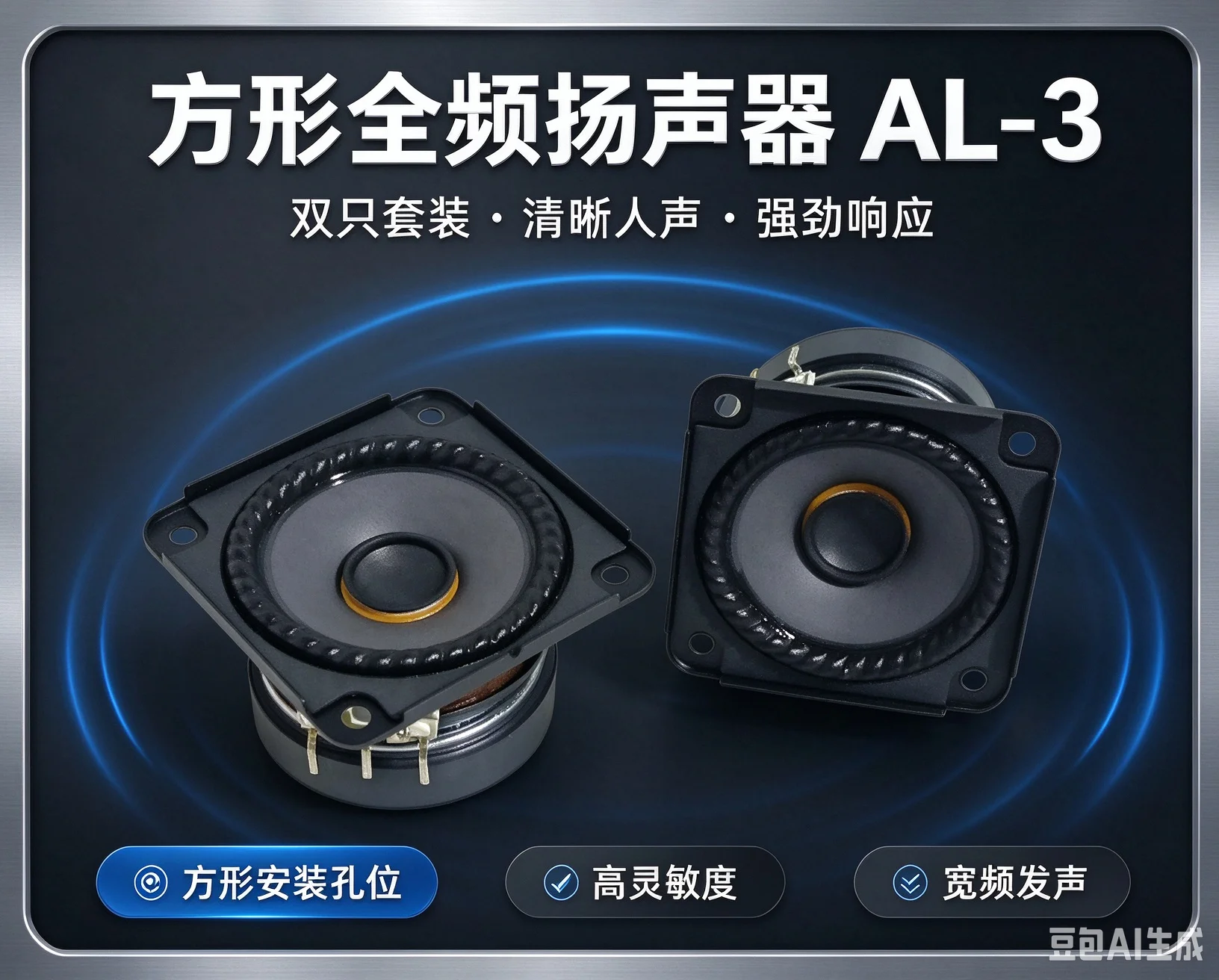 Suitable for 2.75 inch corrugated folding edge high quality hifi vocal full range speaker one price