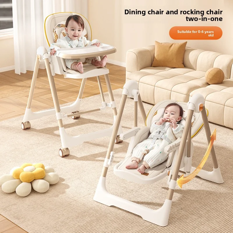 Multifunctional Baby Electric Rocker Smart High Chair for Home Feeding