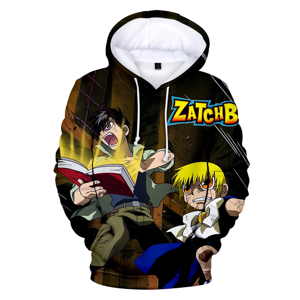 Homens e mulheres Zatch Bell Anime Hoodie, Hoodies de manga comprida unissex, Harajuku Streetwear, roupas japonesas Manga 3D, tamanho grande