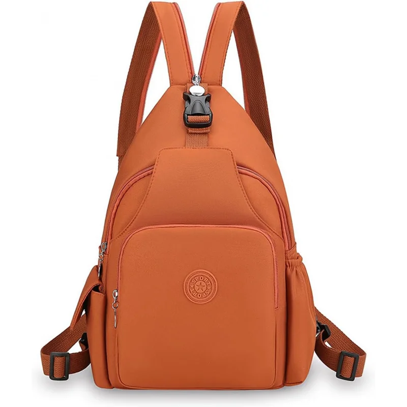 Mochila pequeña con bandolera para mujer, bolso de hombro para senderismo al aire libre, viajes y uso diario