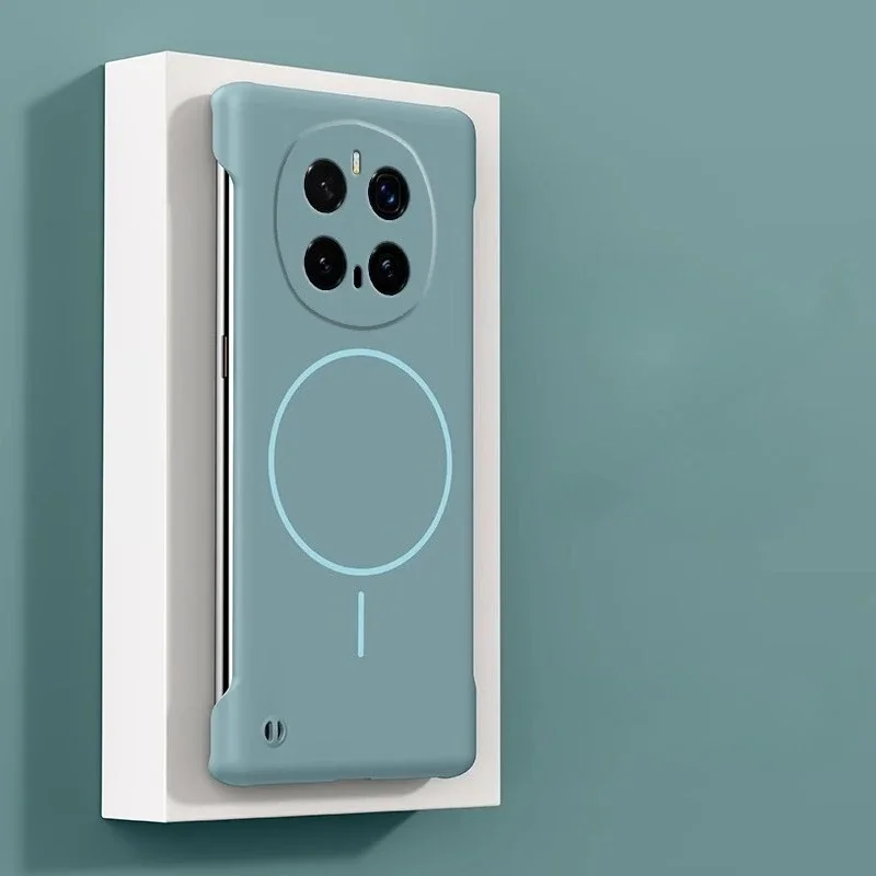 حافظة هاتف Magsafe بدون إطار لهاتف Honor Magic 7 Pro 6Pro غطاء خلفي شحن لاسلكي صلب رفيع للغاية من البولي كربونات #1