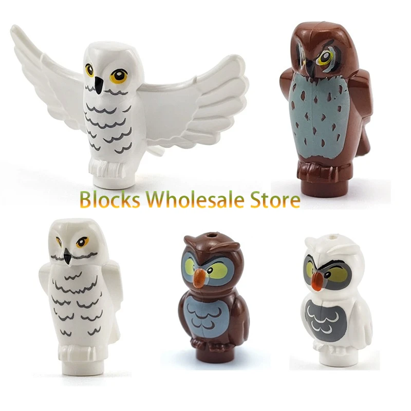 MOC Stad Dier Bouwsteen Model Karakter Boerderij Accessoires Gans Varken Hond Orang-oetan Cheetah Shark Dierentuin Baksteen Speelgoed Geschenken