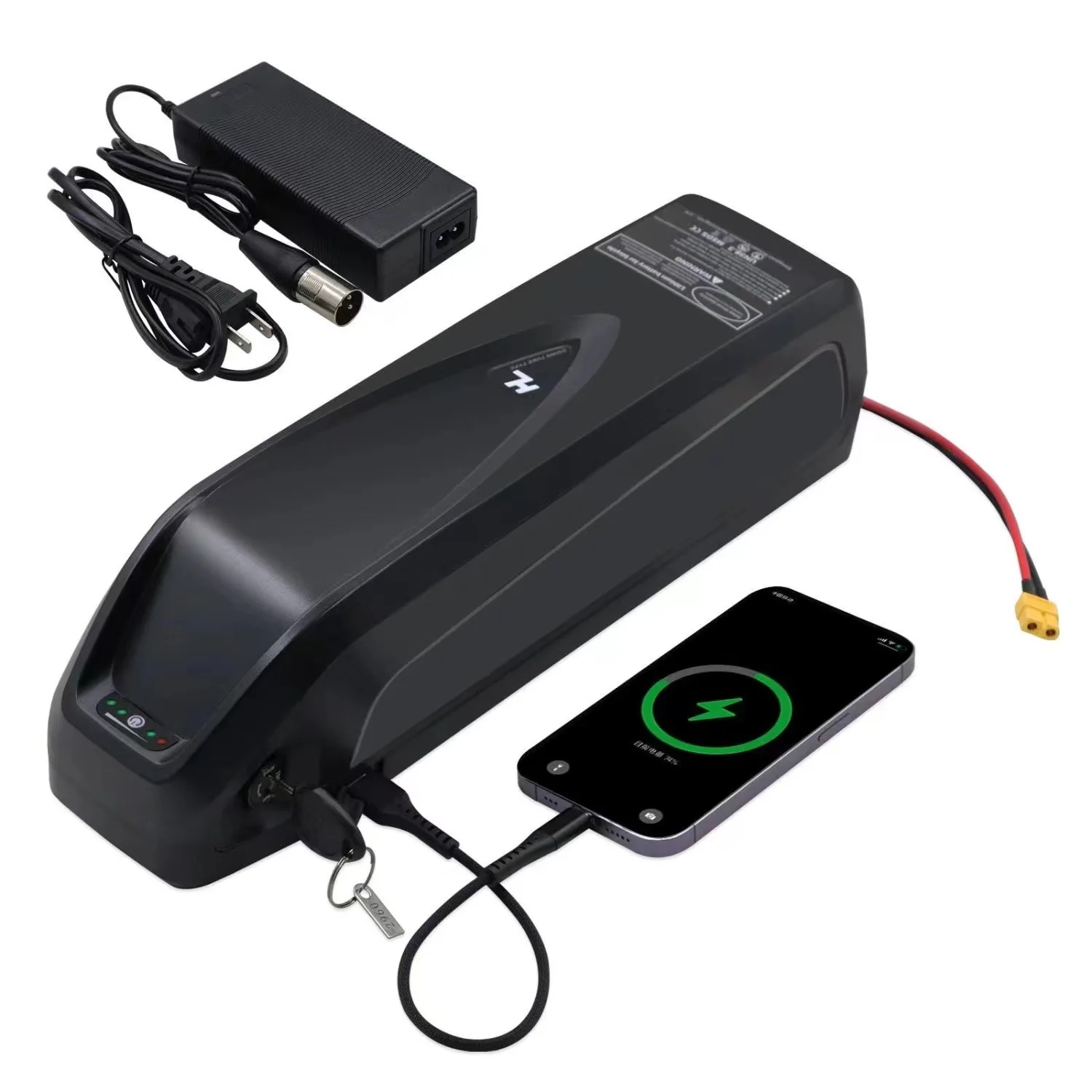 Hailong 36V 20AH Li-ion batterie 30A BMS 42v 350W 500W 750W 1000W 18650 cellule avec chargeur Original