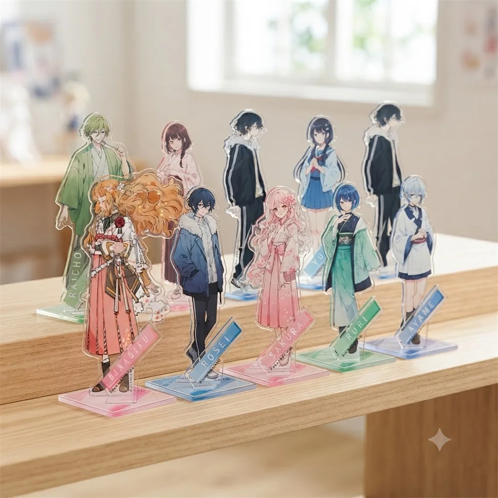 15CM Anime Agents of the Four Seasons Acrylic Keychain Stand Model Ornament Accessories Goods Christmas Gifts