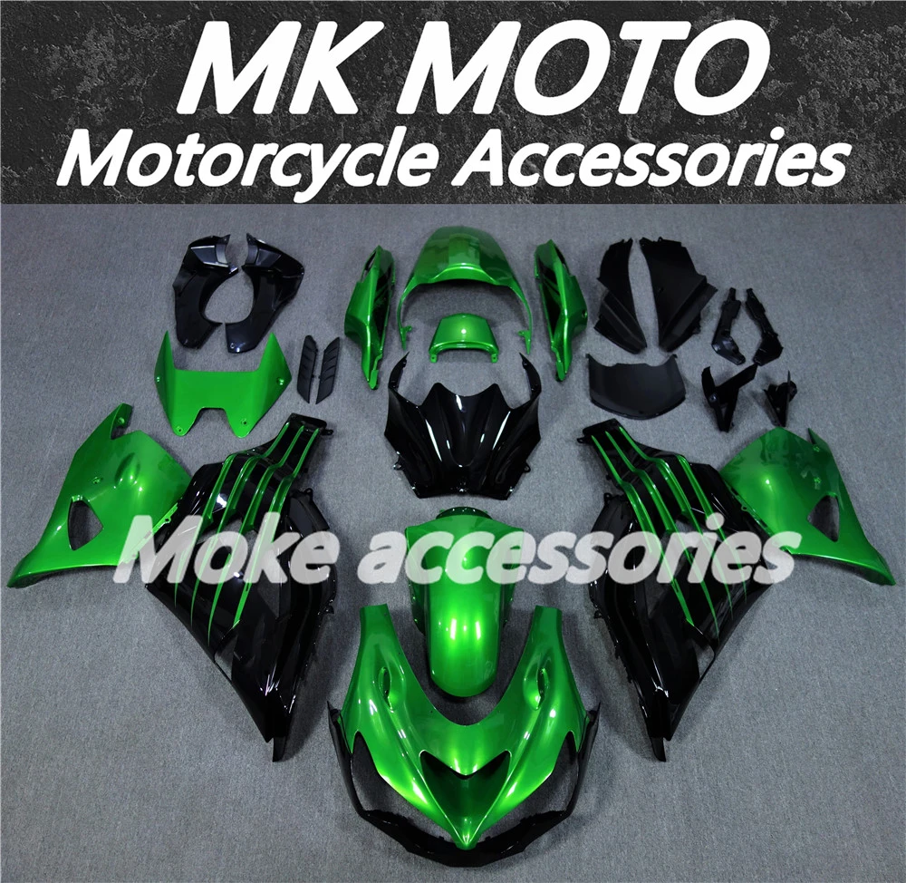 

Motorcycle Fairings Kit Fit For Ninja Zx-14r 2012 2013 2014 2015 2016 2017 2018 Bodywork Set High Quality Abs Black Green