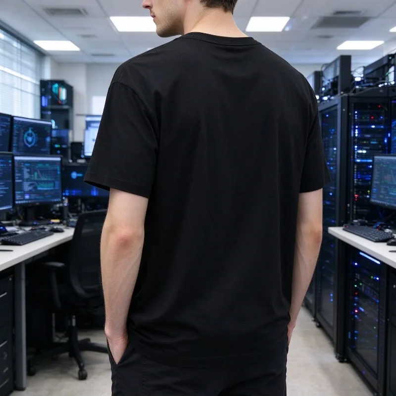 Cyber Security Professional Let Me Guess You Clicked The Link T-Shirt Men Modal Short Sleeve Funny Programmer Bear Tee