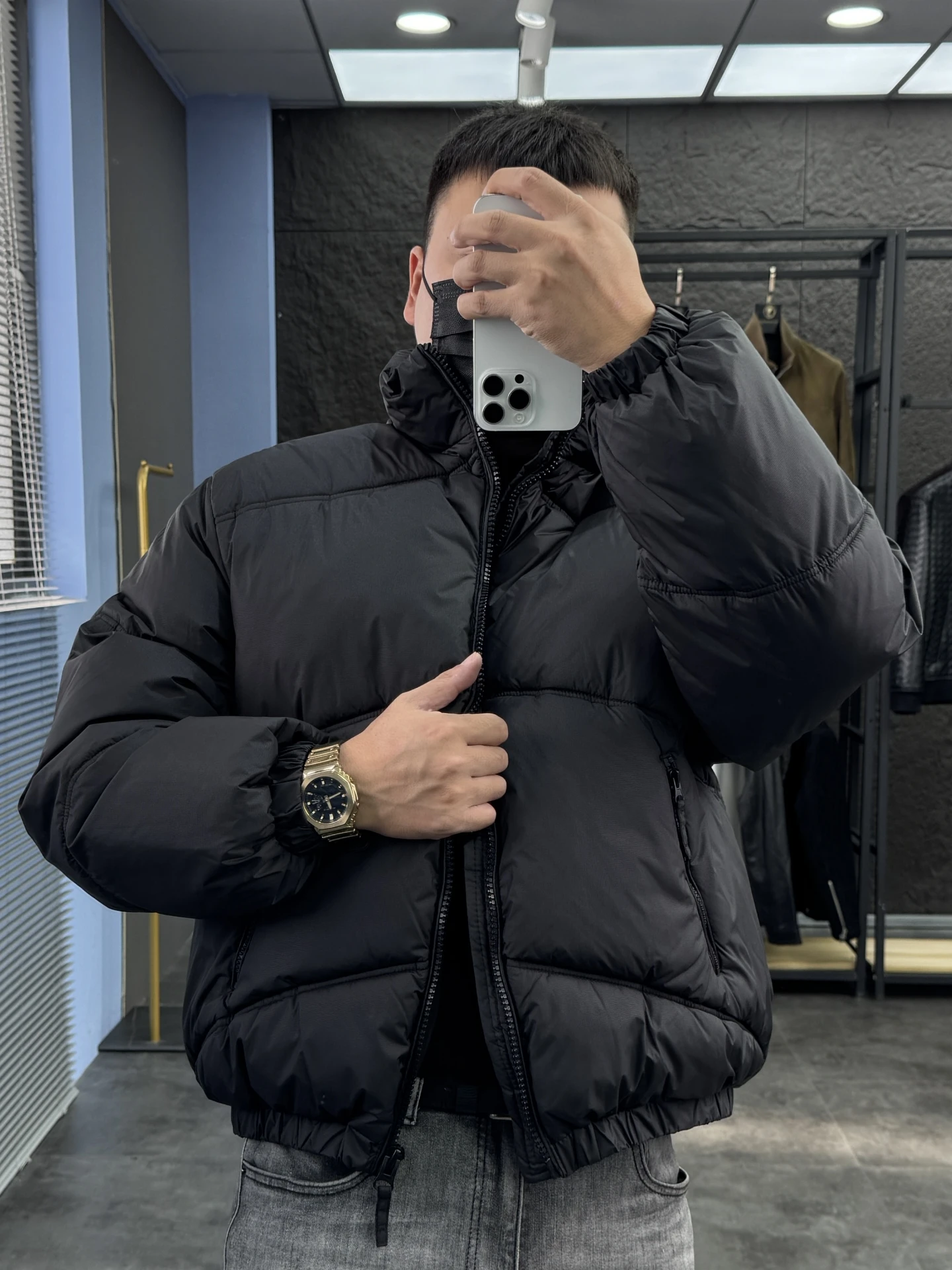 

Pampa & SVIP Cabinet Thiened, пушистое хлопковое пальто, мужское зимнее пальто свободного покроя, теплое хлопковое пальто с воротником-стойкой