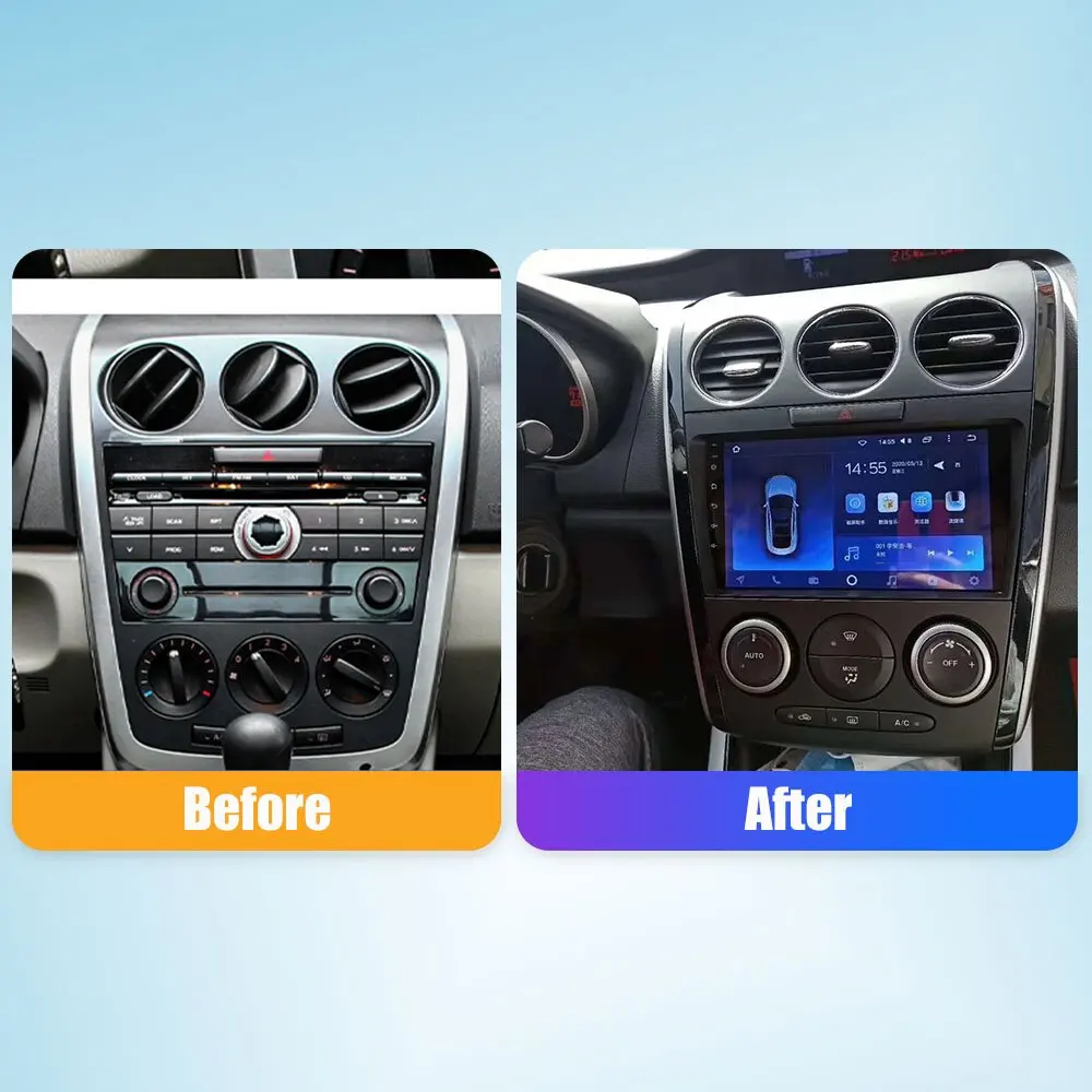 Car Radio For Mazda CX-7 2008-2015 2Din Android Octa Core Car Stereo DVD GPS Navigation Player Multimedia Android Auto Carplay