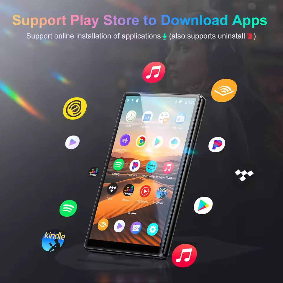 안드로이드 MP3 플레이어 전면