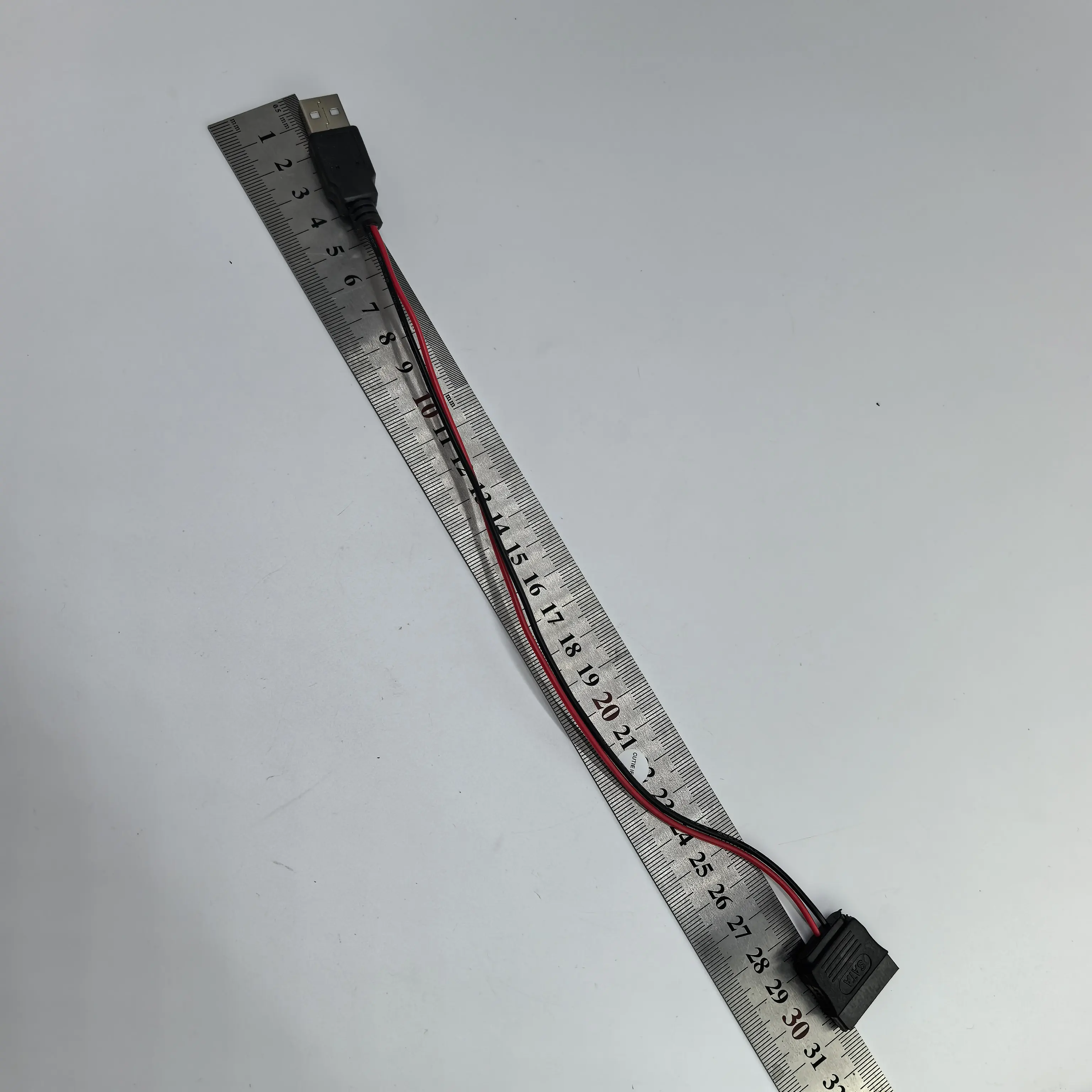 USB Male to 15Pin SATA Female Adapter Power Cable Cord 18AWG 30cm for Laptop 2.5 Hard Drive HDD SSD