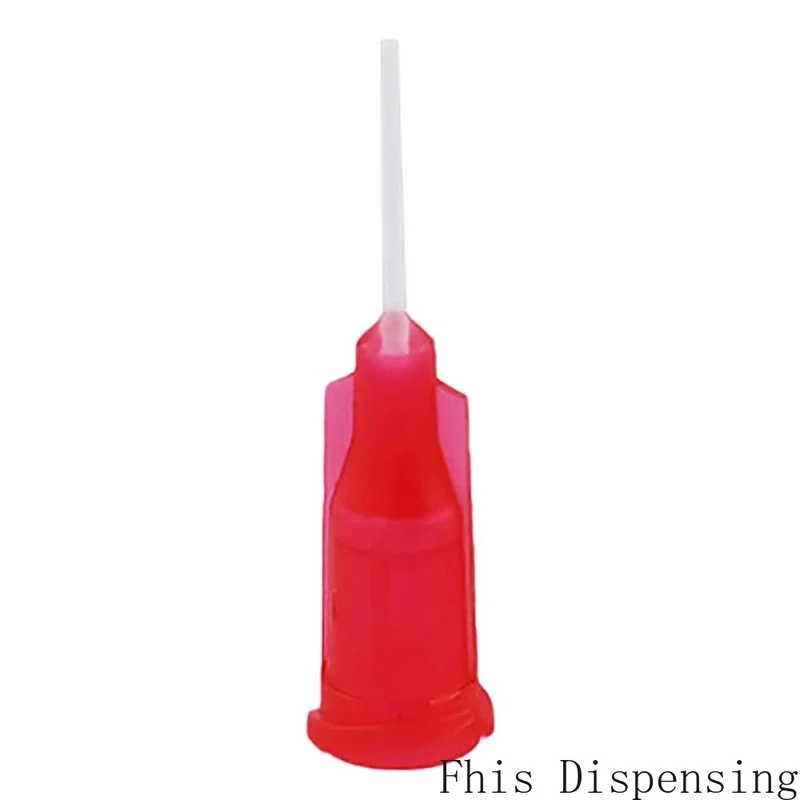 Length 12.7mm 0.5 Inch PP Flexible Needle Pack of 20 25G Glue Dispensing Needle Tube