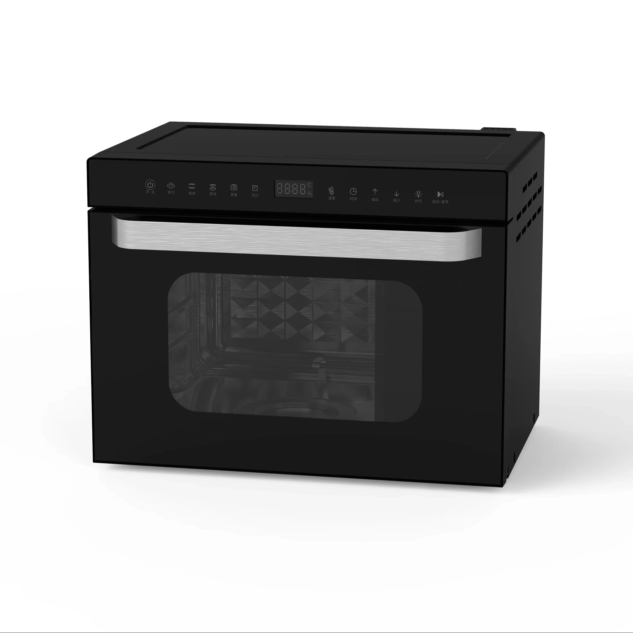 26L Capacity Electric Convection Toaster Oven with Grill and Digital Control for Outdoor Hotel Household Use