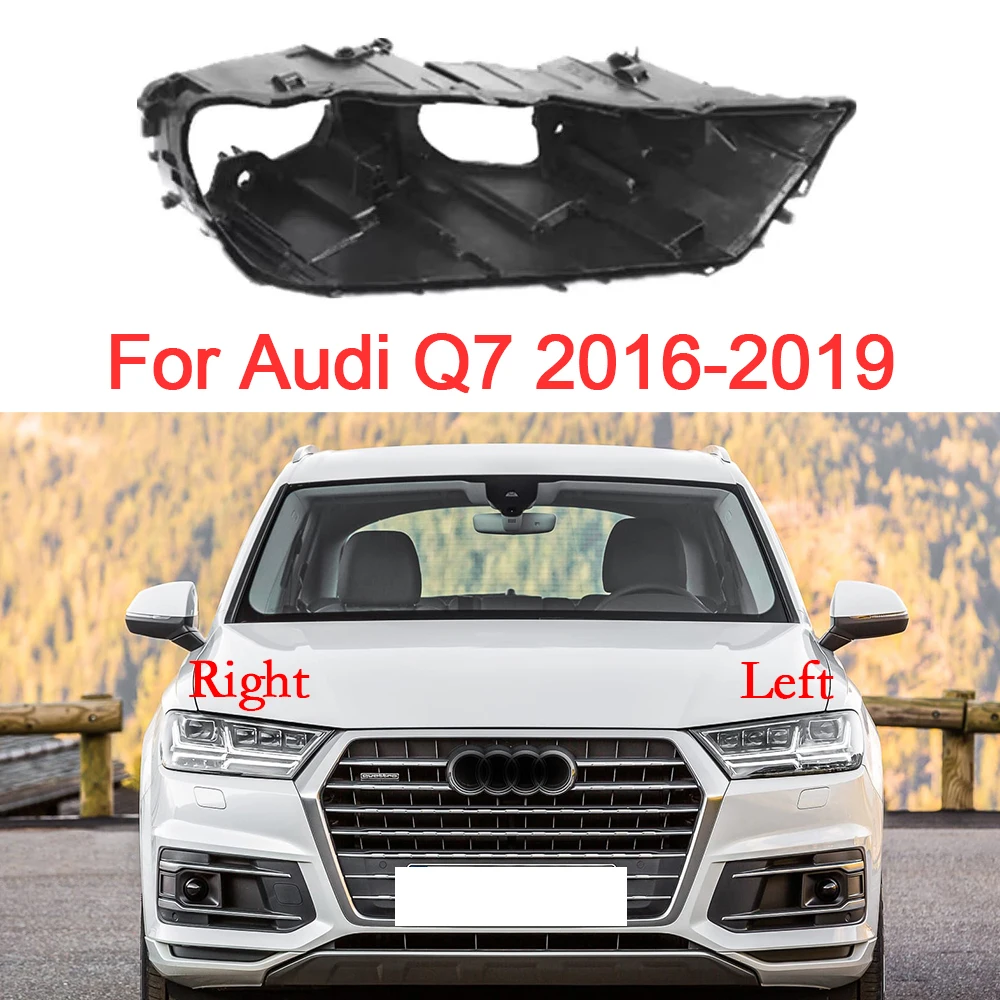 

Headlight Base For Audi Q7 2016 2017 2018 2019 Headlamp House Rear Casing Bottom Back Housing Replace original Car Accessories