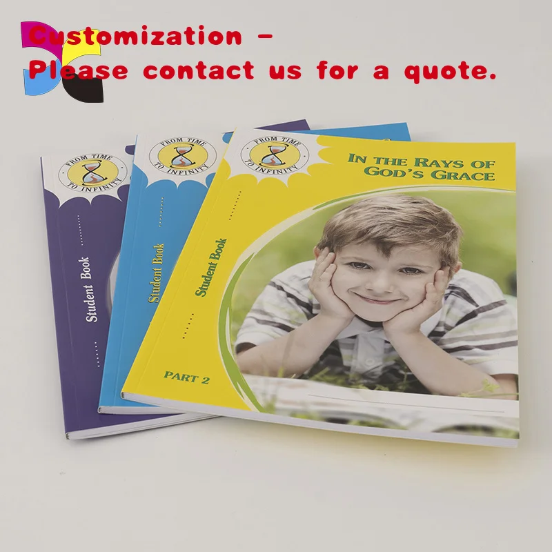 

custom.Custom Books Printing Children Educational Softcover Textbook Printing Print Book School and