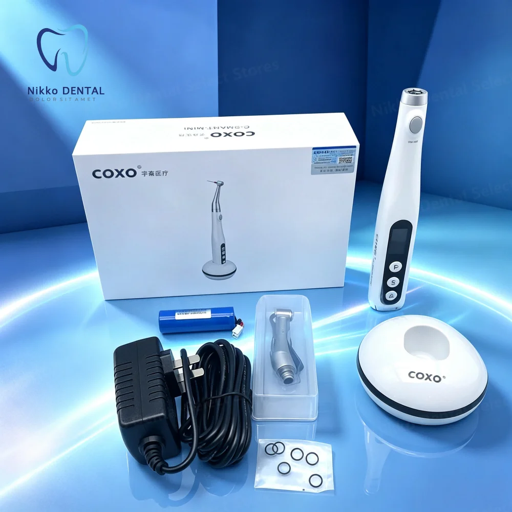 COXO C-Smart-Mini Endo Motor 16:1 Reduction Contra Angle Handpiece Root Canal Treatment Dental Endodontic Equipment
