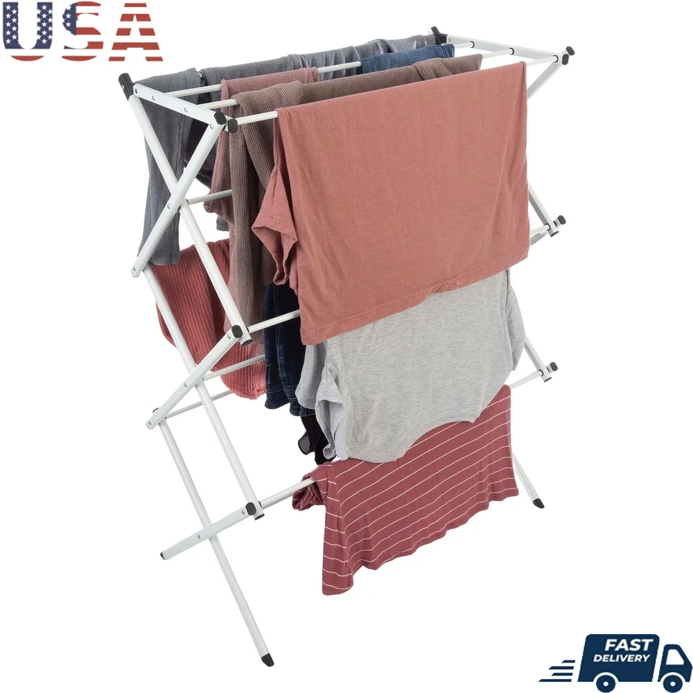 

Collapsible Clothes Drying Rack Portable Indoor Outdoor Use Lightweight Durable Energy Efficient Laundry Solution Small Spaces