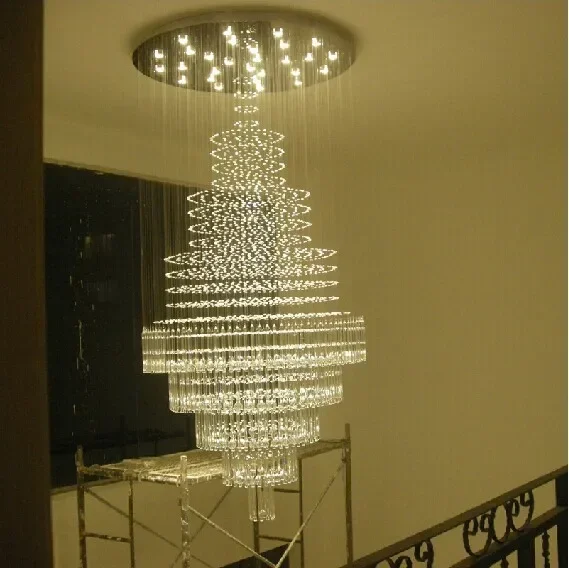 Free Shipping modern crystal chandelier Lighting fixtures large lustres de cristal LED lamps for home guaranteed 100% lustre