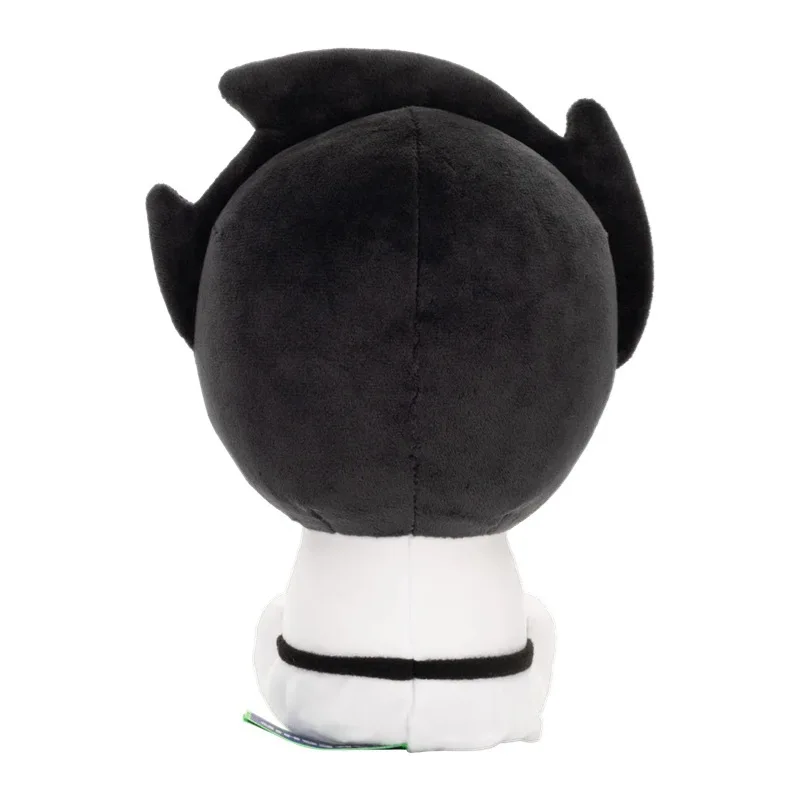 Homestuck John Egbert peluche carino 18 cm ragazzo senza braccioli con vestiti bianchi capelli neri bambola di pezza cuscino giocattolo per regali per bambini