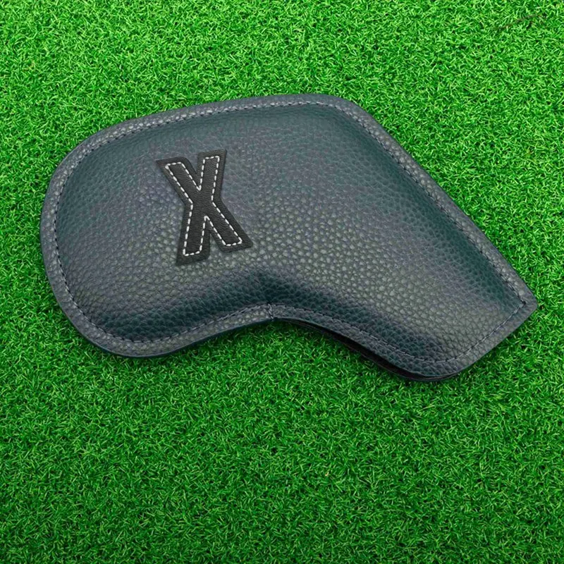 Golf Iron Head Cover Iron Head Cover Wedge Cover/Golf Club Covers PU Leather Waterproof Number 4/5/6/7/8/9/P/S/A/X