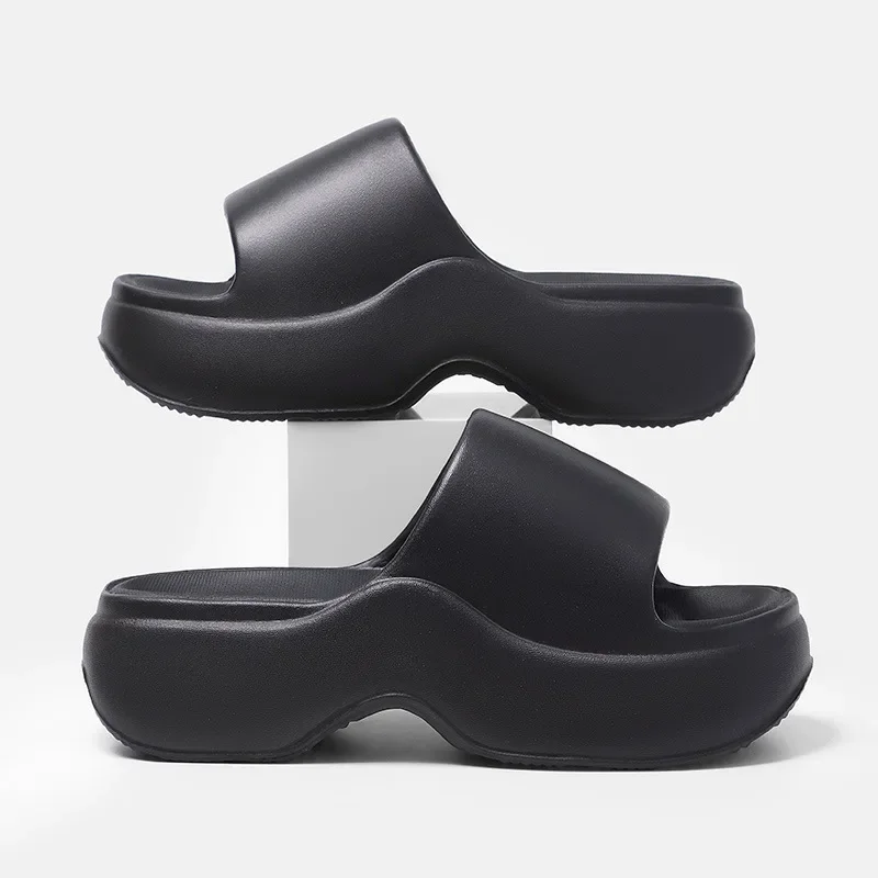 

Thick Sole Women's Slippers Beach Outdoor Ladies Sandals Anti-slip Summer Fashion Slippers Comfortable Lightweight Flip Flops