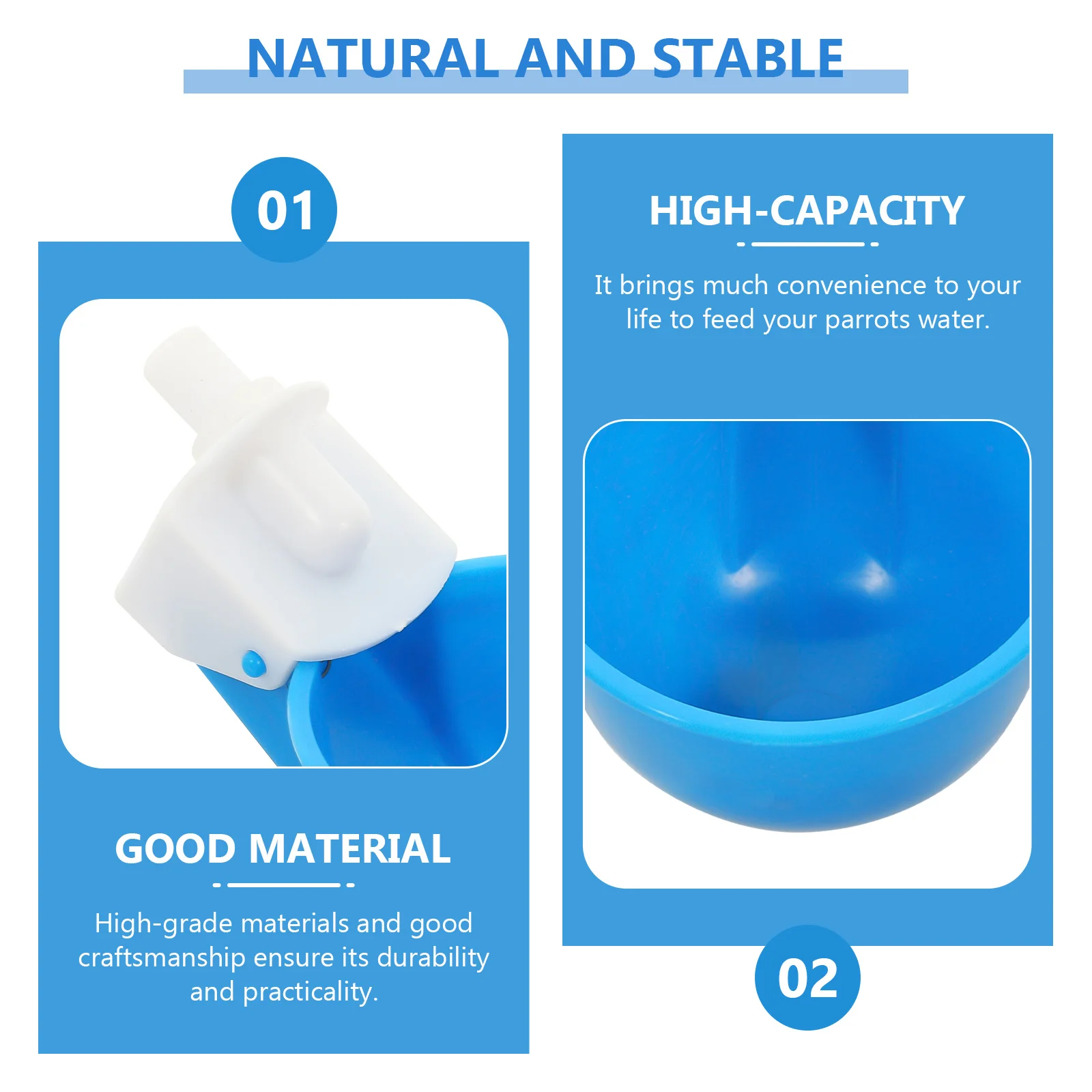 

5Pcs Automatic Water Feeder Durable Chicken Duck Pigeon Drinking Bowls High-Grade Material Multi-Function Pasture Accessories