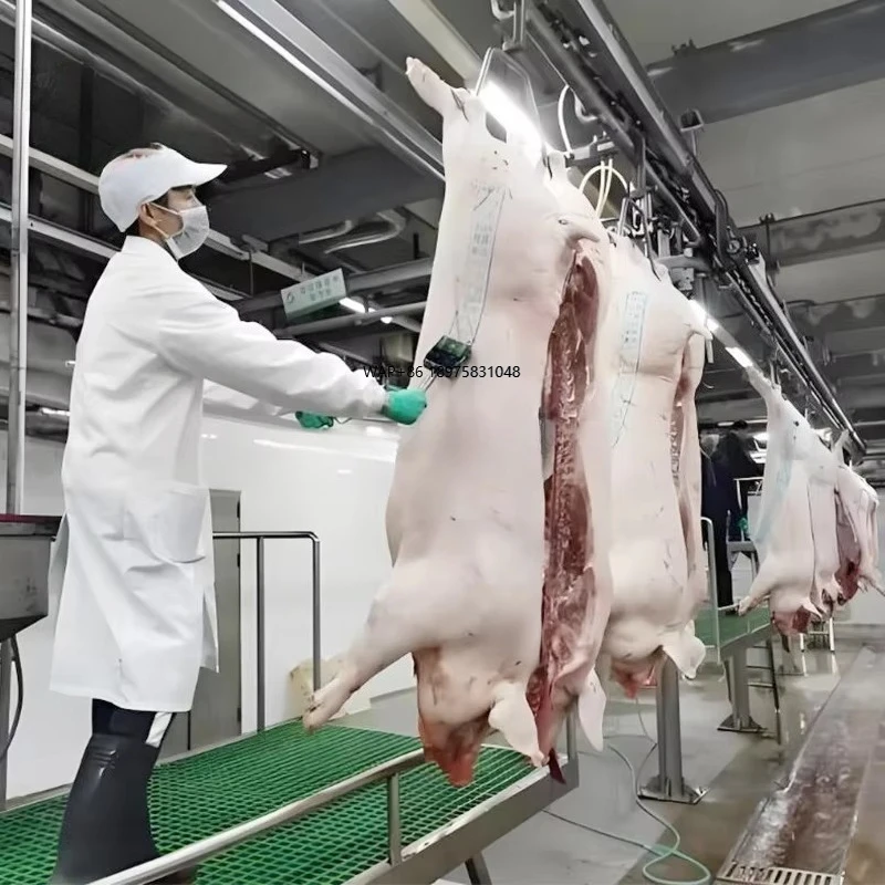 

Portable Pig-Hog Slaughterhouse-Complete with Bleeding Tank-Dehairing Tools