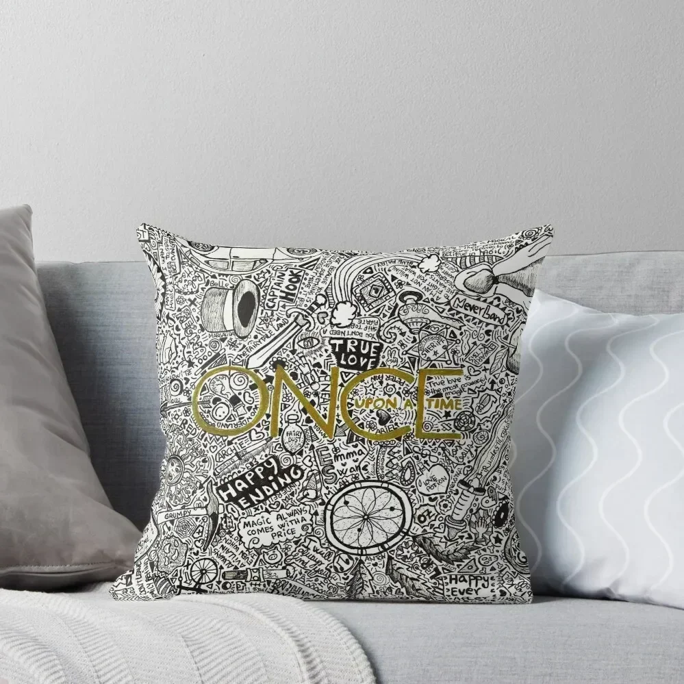 

Once Upon a Time Throw Pillow christmas cushions covers New year Decorative Cushions pillow