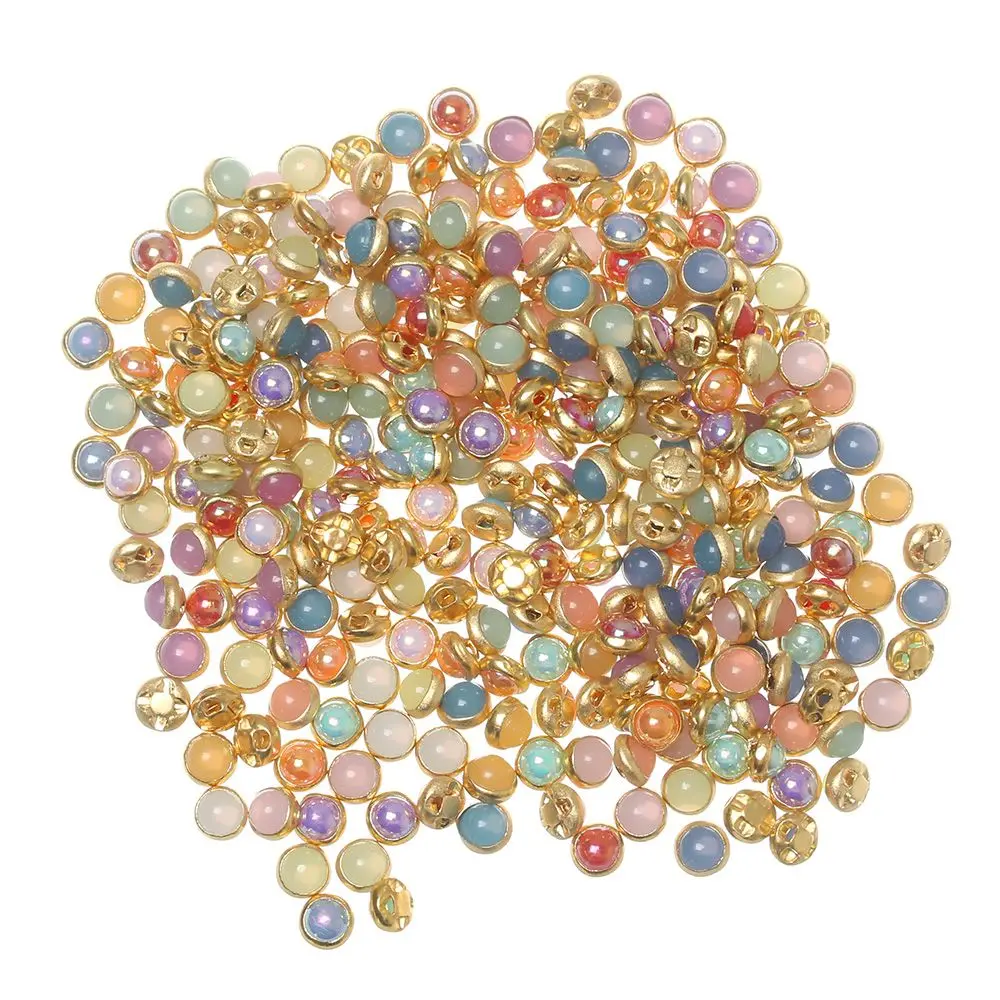 20/40 pçs bonito casa de bonecas em miniatura acessórios diy boneca roupas pullip costura mini botões pérola 1/6 bonecas